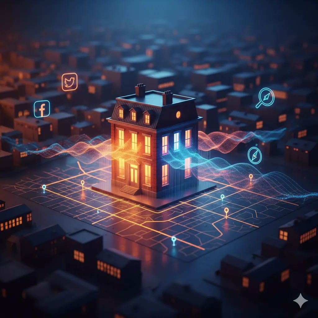 vizualizacia lokalneho SEO marketingu a budovania lokálnej značky cez sociálne médiá pre malé firmy